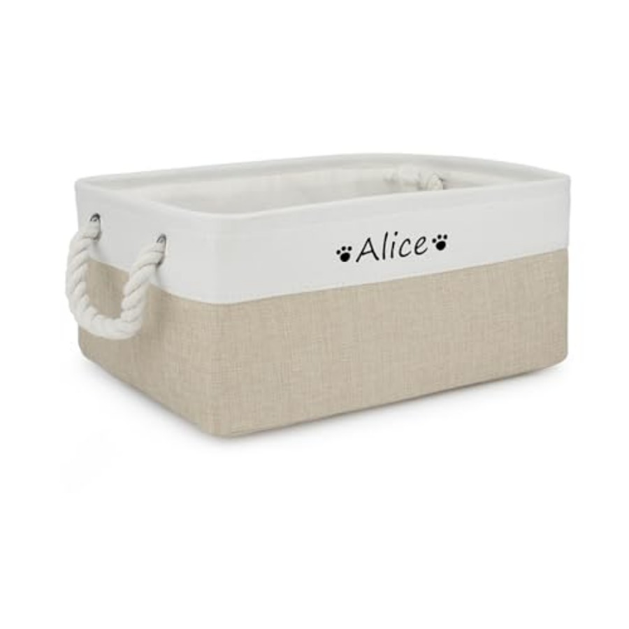 Dog Toy Basket, Dog Toy Bin Bo - Personalized Name Box 리뷰 및 가격