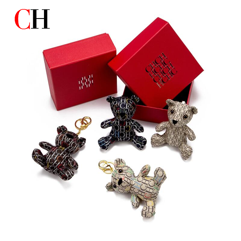 CH Bear Plush Keychain Monogra - Monogram Keychain Leather 리뷰 및 가격