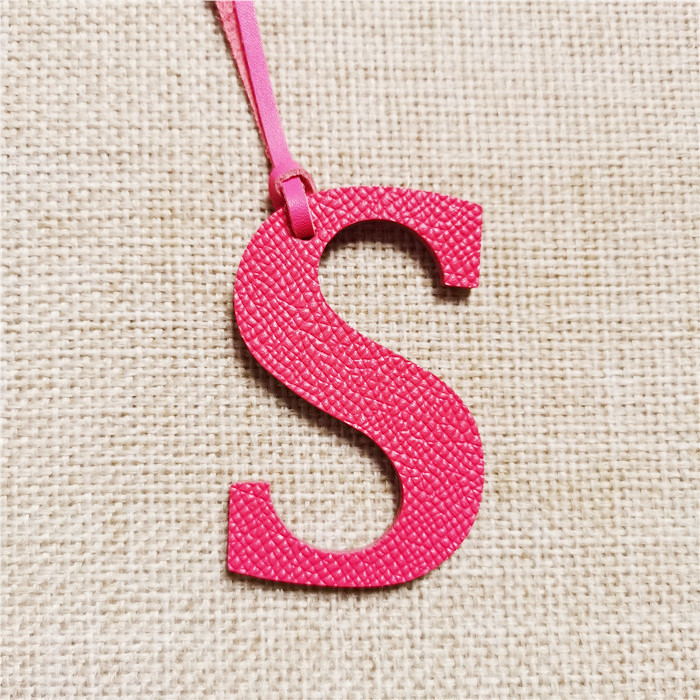 English Letter O P Q R S T Alp - Monogram Keychain Leather 리뷰 및 가격