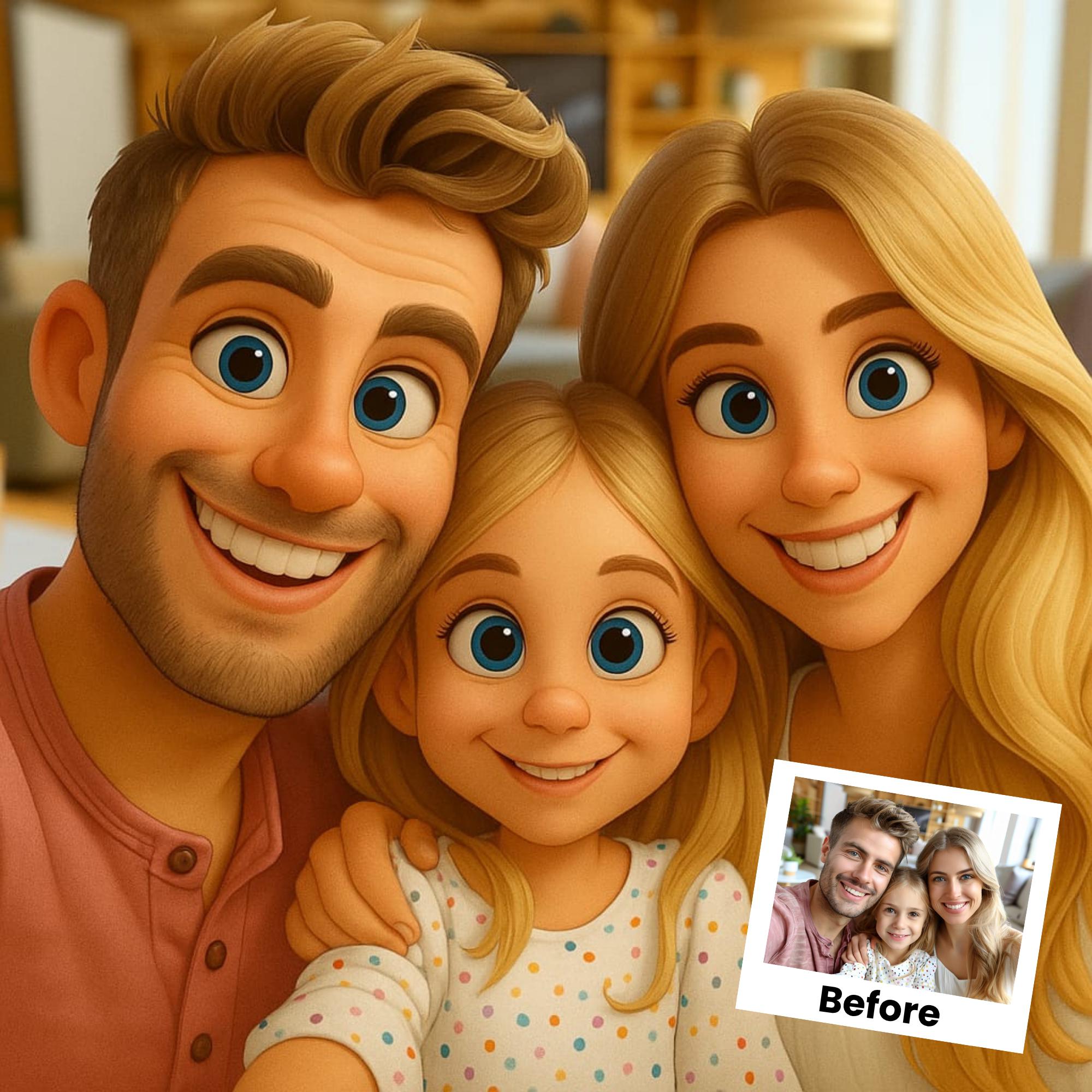 Custom Cartoon style portrait  - Pet Portrait Custom 리뷰 및 가격