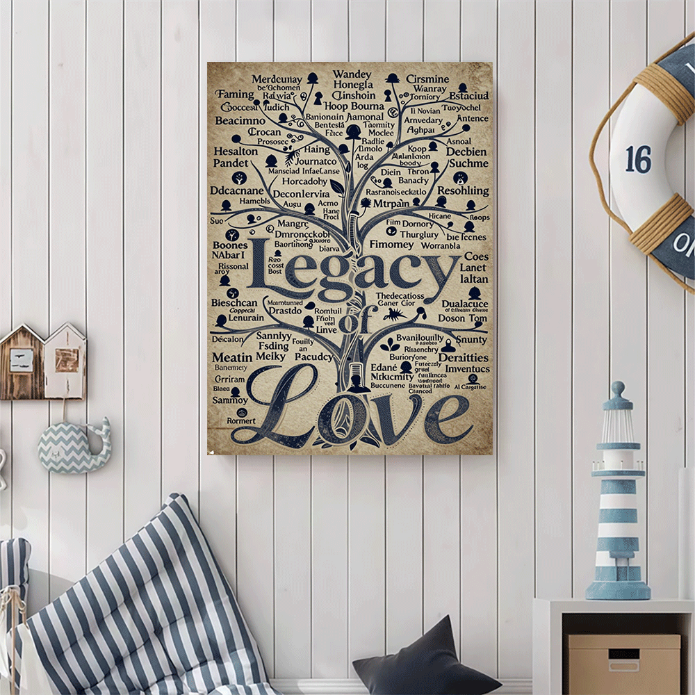 1PC-Unframed Canvas poster wal - Family Tree Print 리뷰 및 가격
