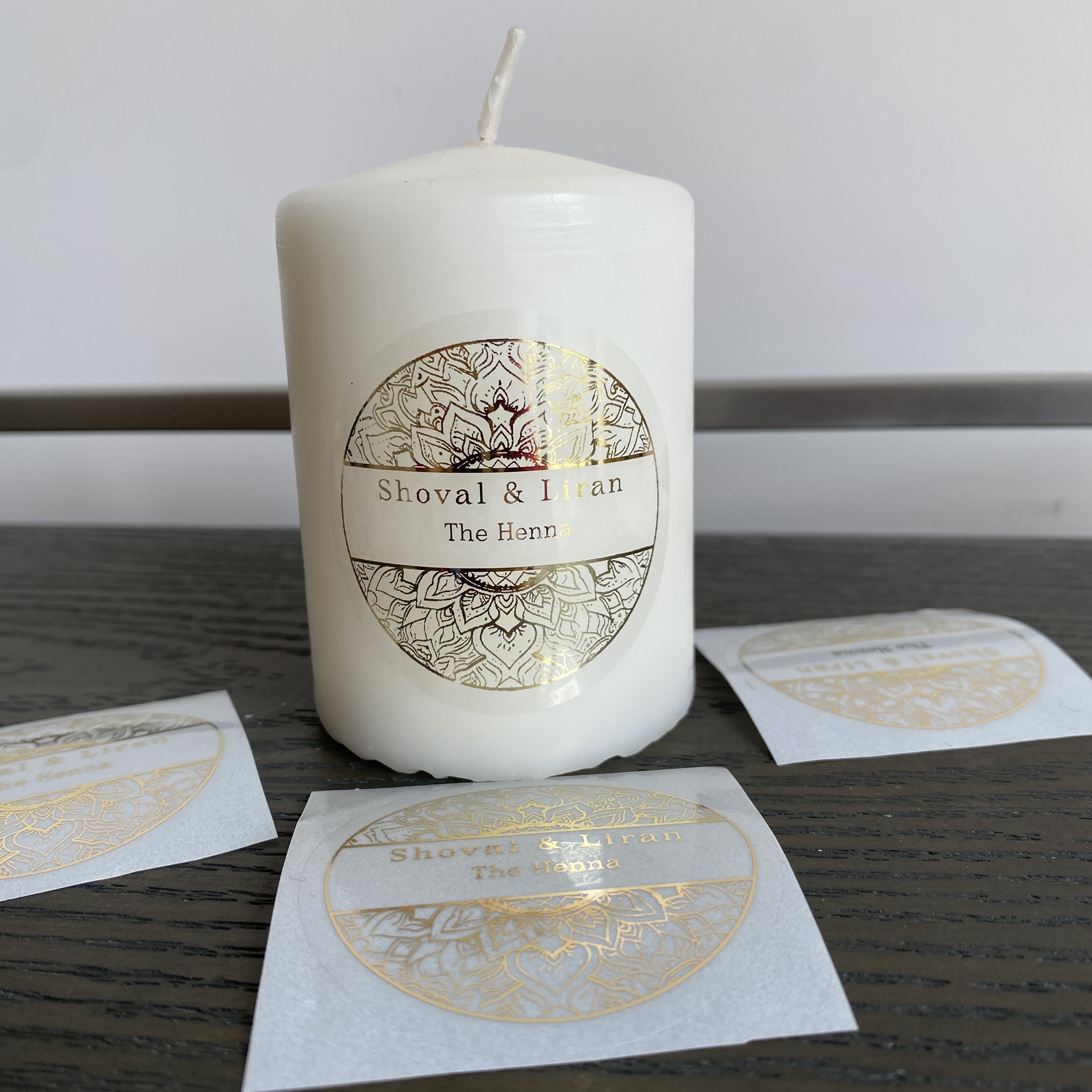 Custom henna day candle sticke - Personalised Candle Label 리뷰 및 가격