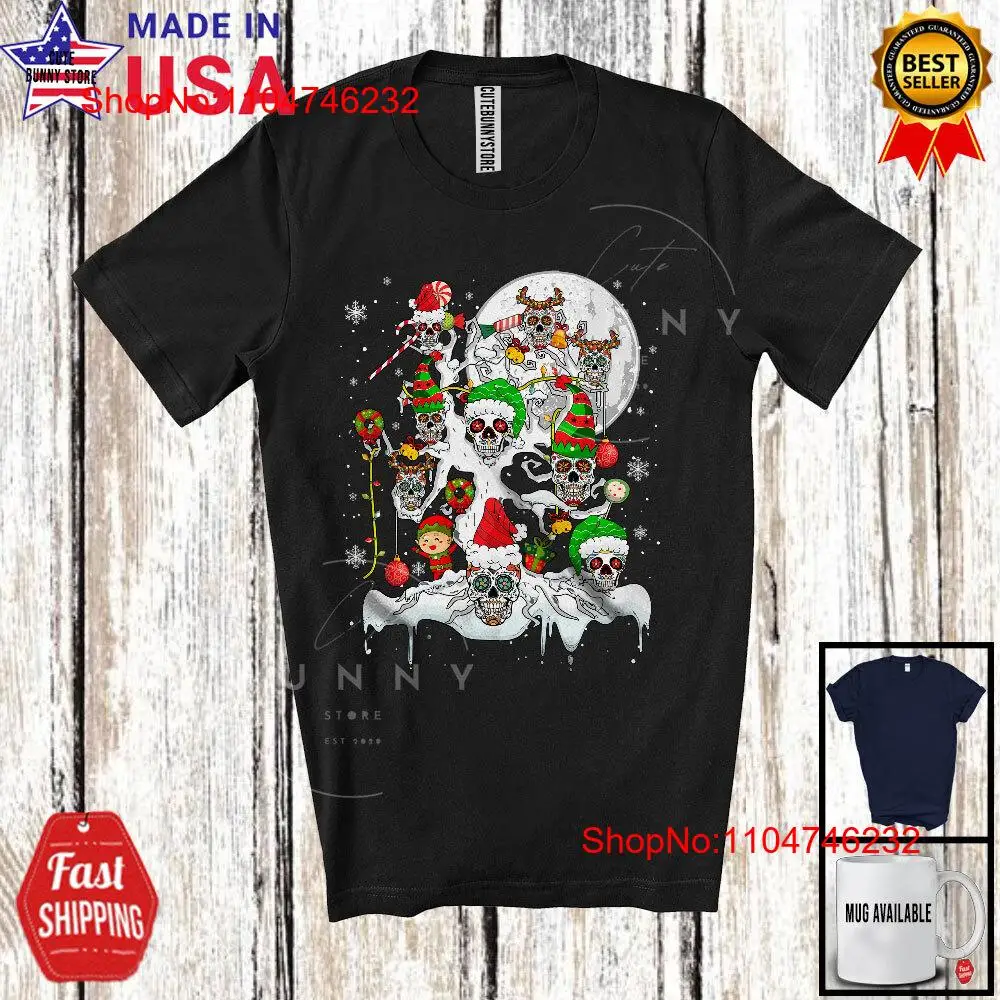 Santa ELF Sugar Skull On X mas - Family Tree Print 리뷰 및 가격