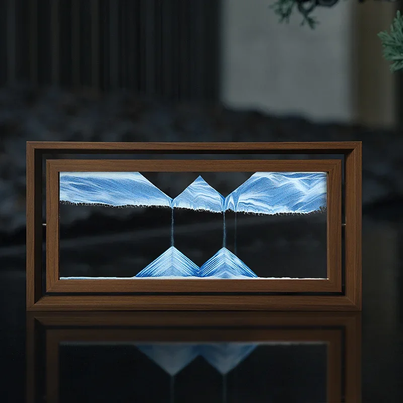 3D Rotatable Sandscape Moving  - Engraved Wood Frame 리뷰 및 가격