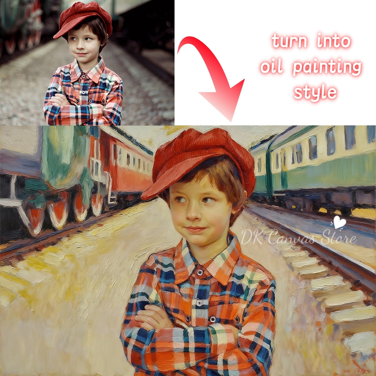 Personalized Custom Oil Painti - Pet Portrait Custom 리뷰 및 가격