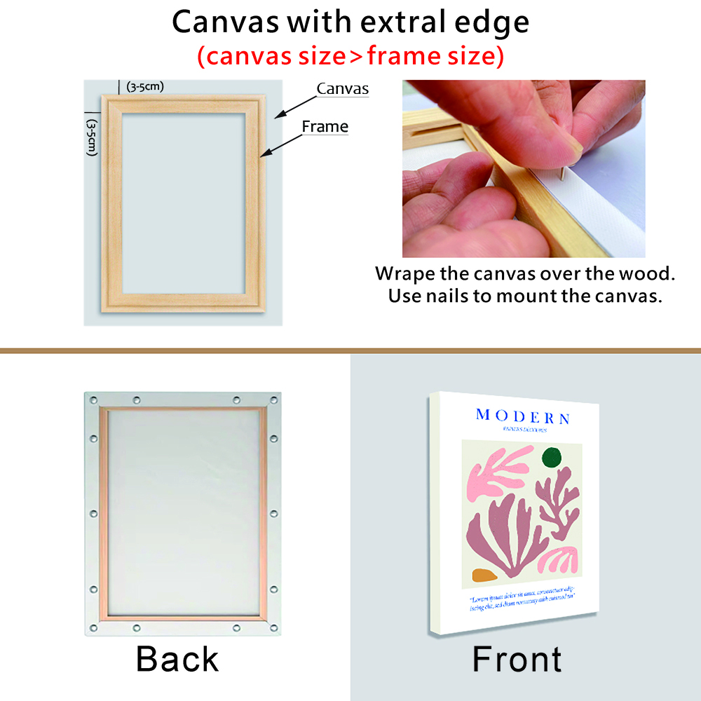 30x40 50x70 70x100cm Canvas Fr - Engraved Wood Frame 리뷰 및 가격