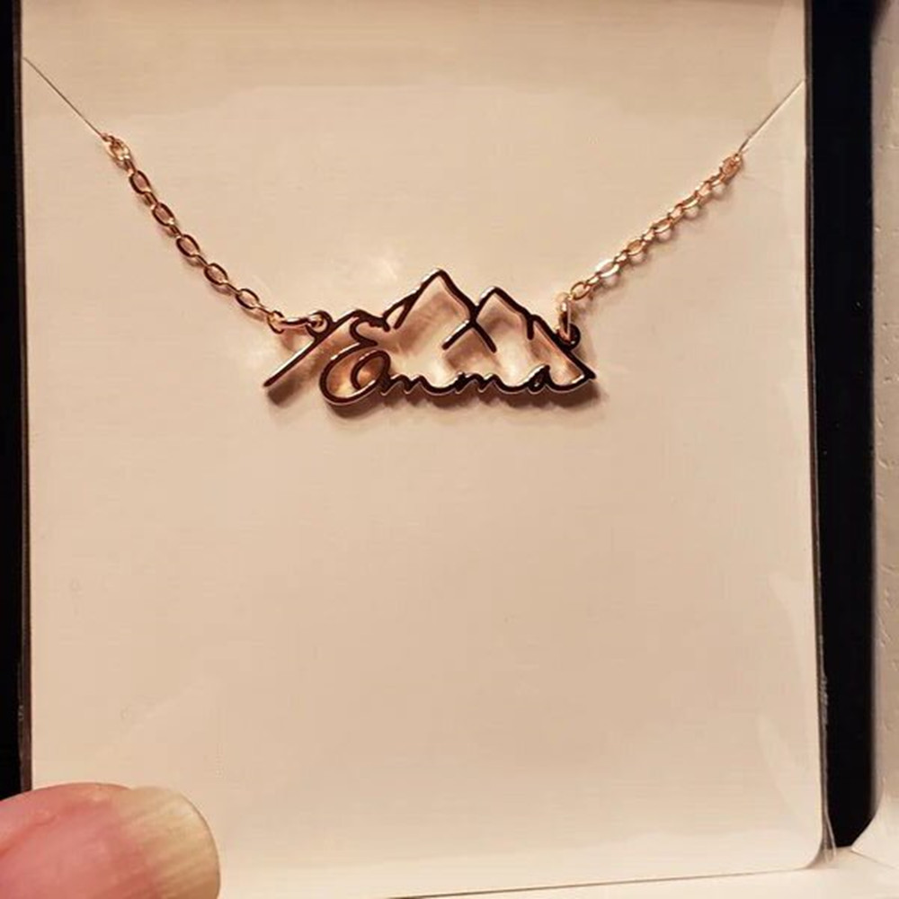 Custom Name Necklace Fashion P - Birth Flower Necklace 리뷰 및 가격