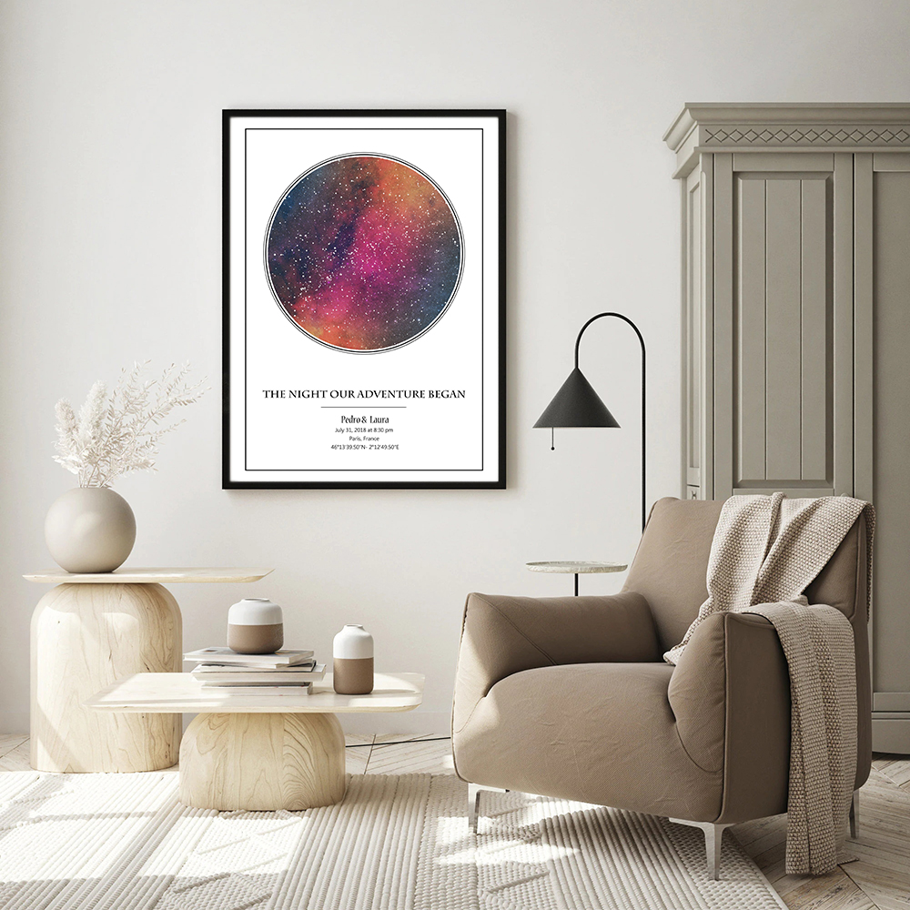 Personalized Star Map Poster B - Custom Star Map 리뷰 및 가격