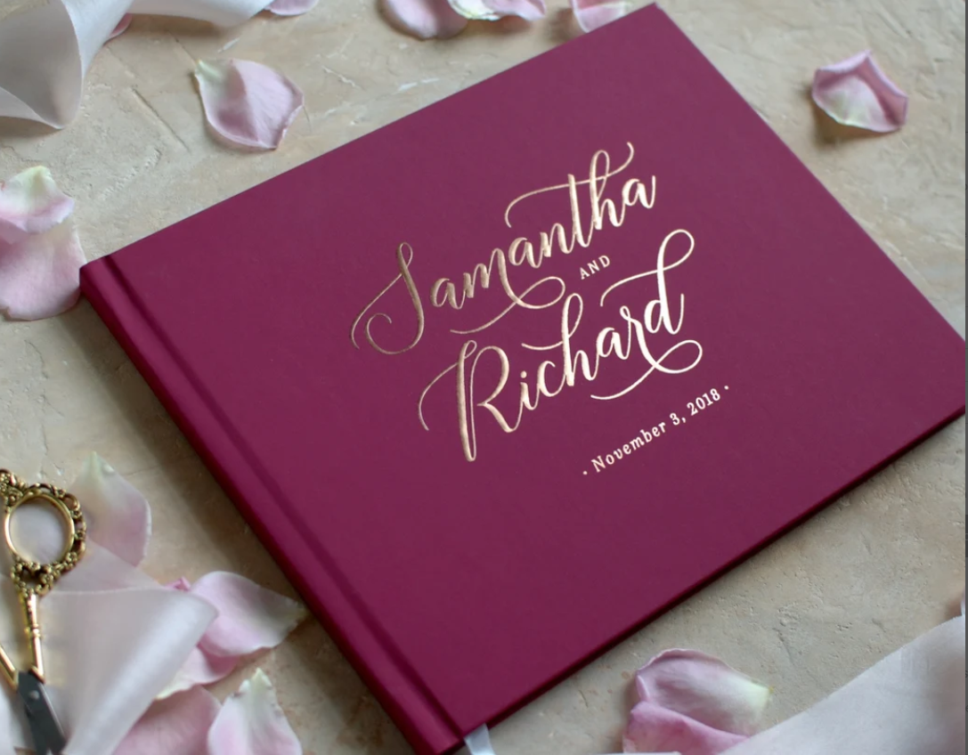 Custom Wedding Guest Book Pers - Custom Photo Book 리뷰 및 가격
