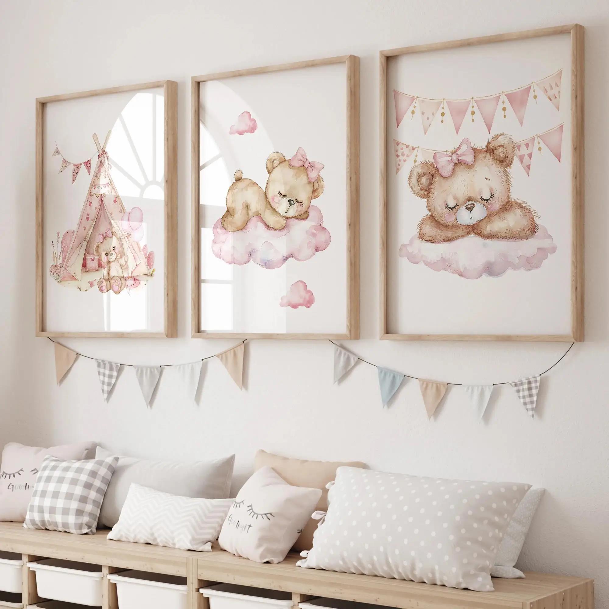 Pink Dream Bear Carousel Tent  - Personalized Name Box 리뷰 및 가격