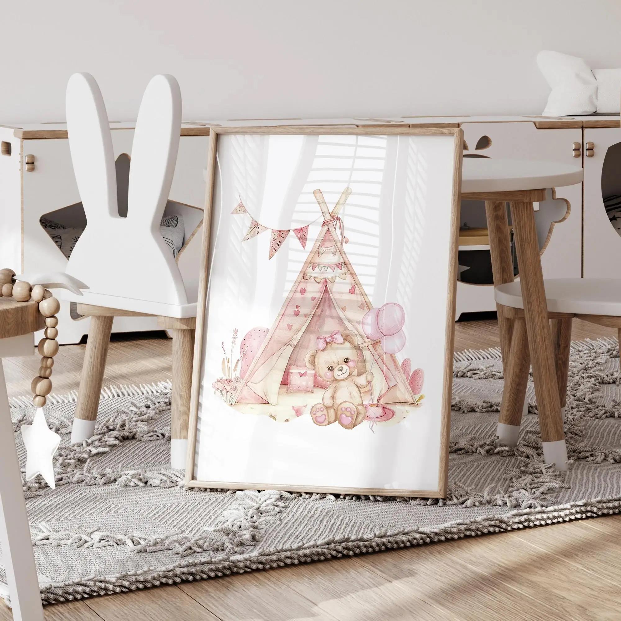 Pink Dream Bear Carousel Tent  - Personalized Name Box 리뷰 및 가격