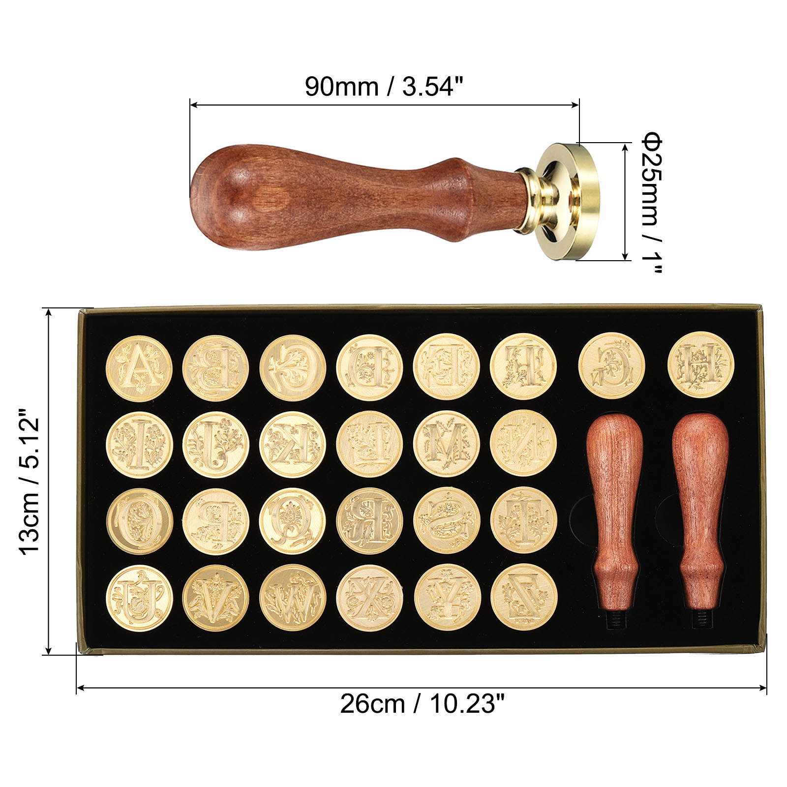 Alphabet Wax Seal Stamp Kit, 2 - Wax Seal Letter Kit 리뷰 및 가격