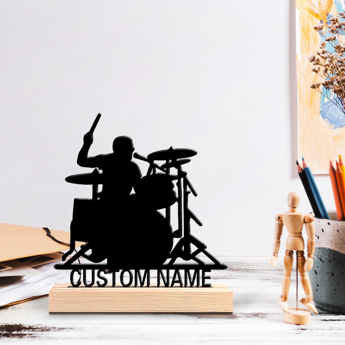 1pc Stylish Personalized Custo - Engraved Wood Frame 리뷰 및 가격