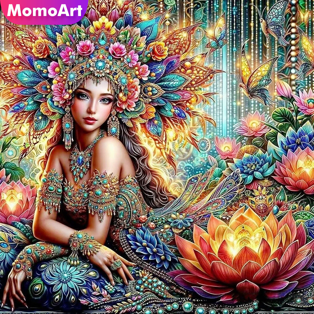 Momoart Diamond Mosaic Woman R - Photo Mosaic Print 리뷰 및 가격