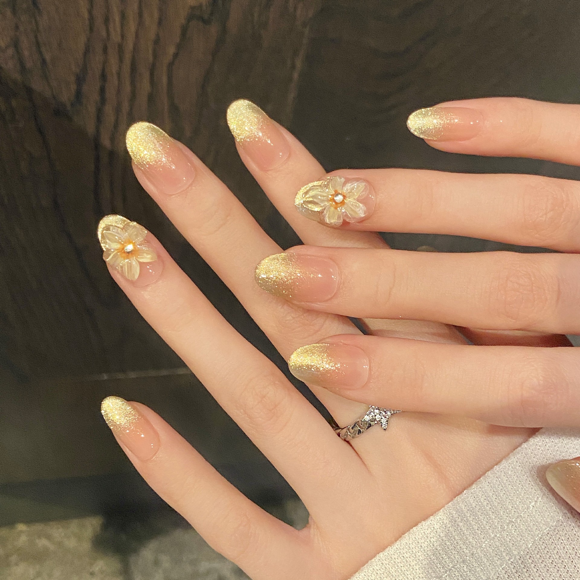10pcs Handmade Press on Nails  - Pressed Flower Art 리뷰 및 가격