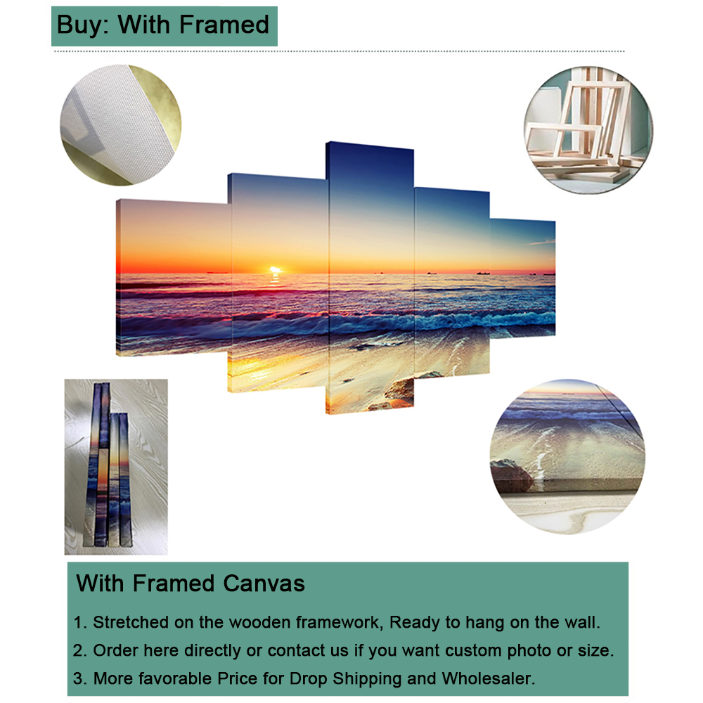 5 Piece Canvas Wall Art Custom - Custom Map Poster 리뷰 및 가격