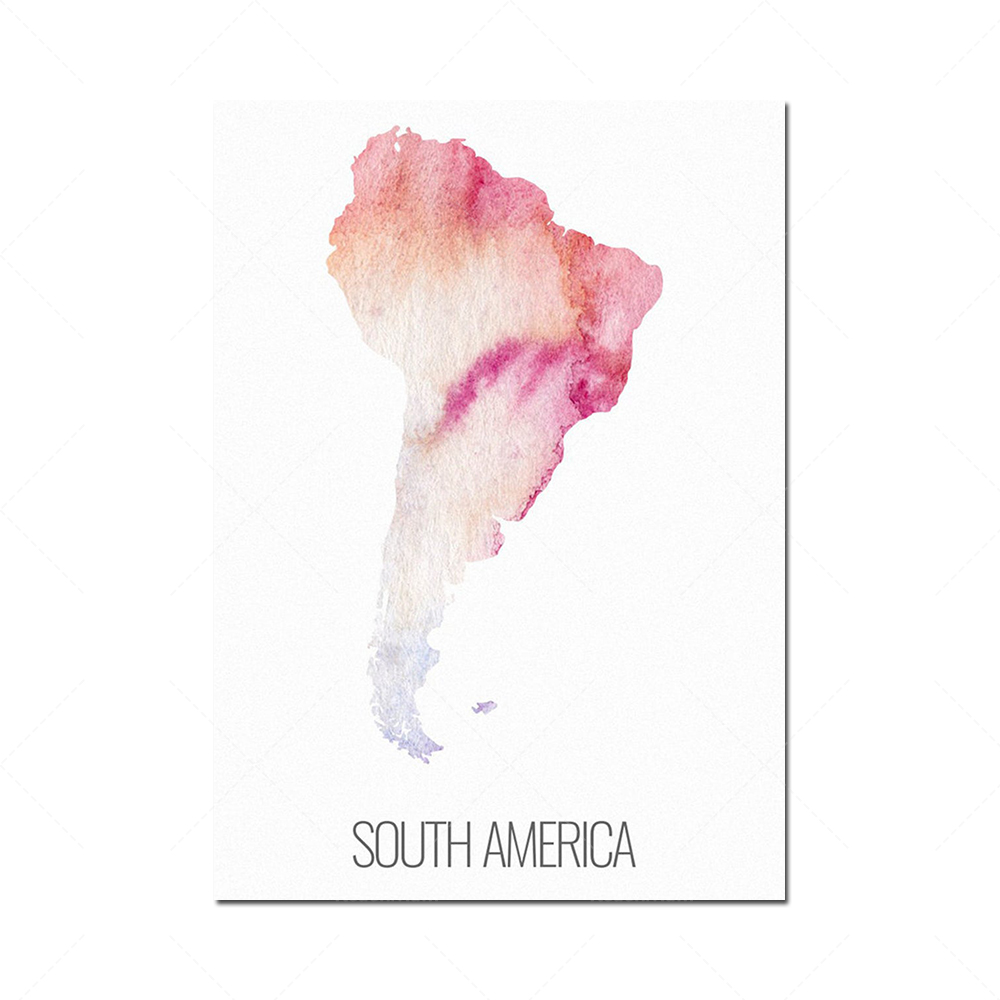 6 continent poster set, North  - Custom Star Map 리뷰 및 가격