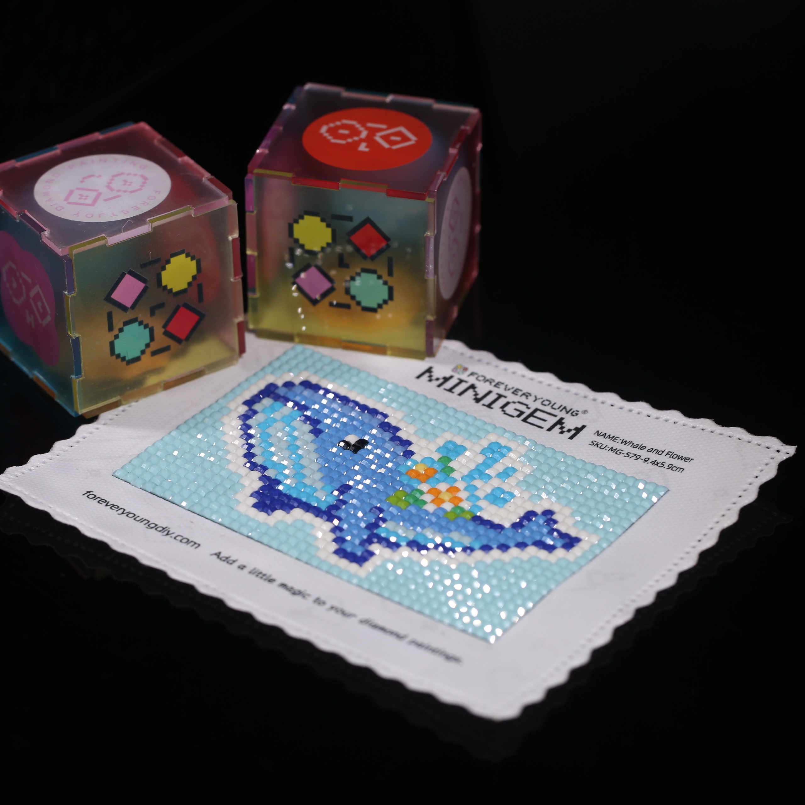 Minigem®: Whale and Flower 9.4 - Photo Mosaic Print 리뷰 및 가격