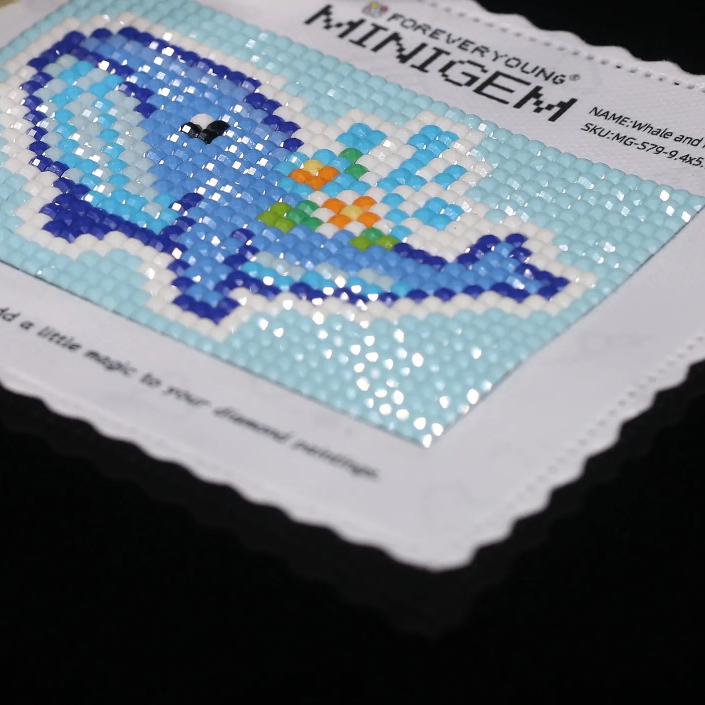 Minigem®: Whale and Flower 9.4 - Photo Mosaic Print 리뷰 및 가격