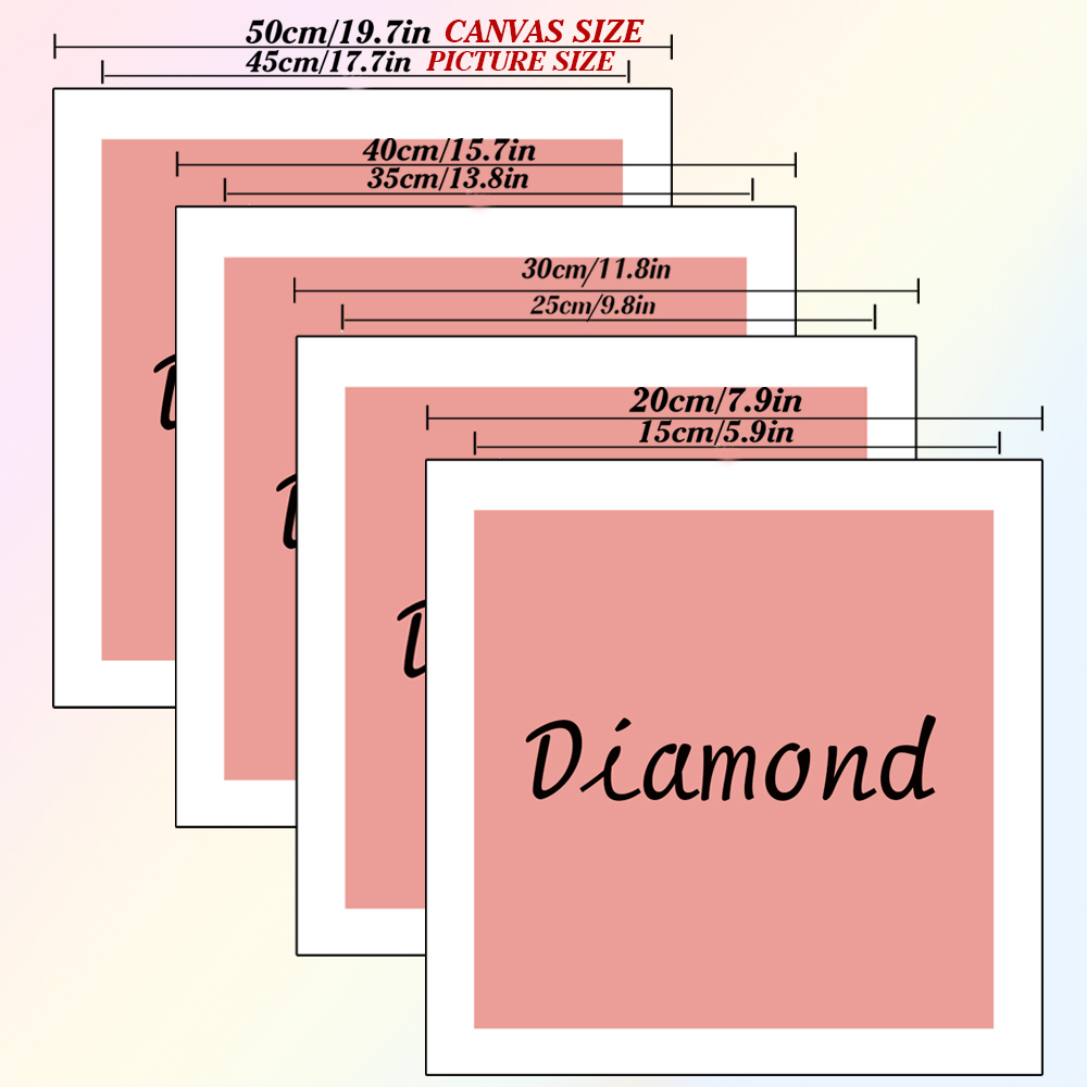 Rose Diamond Painting Full Squ - Photo Mosaic Print 리뷰 및 가격