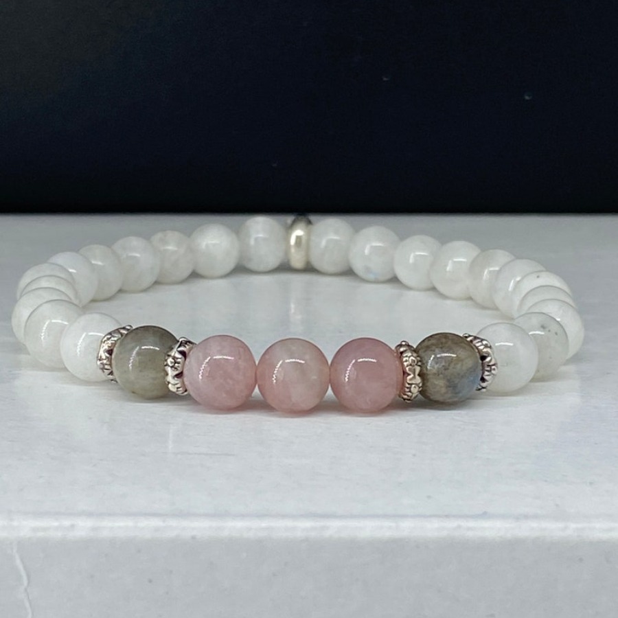New Moonstone, Labradorite and - Coordinates Bracelet 리뷰 및 가격