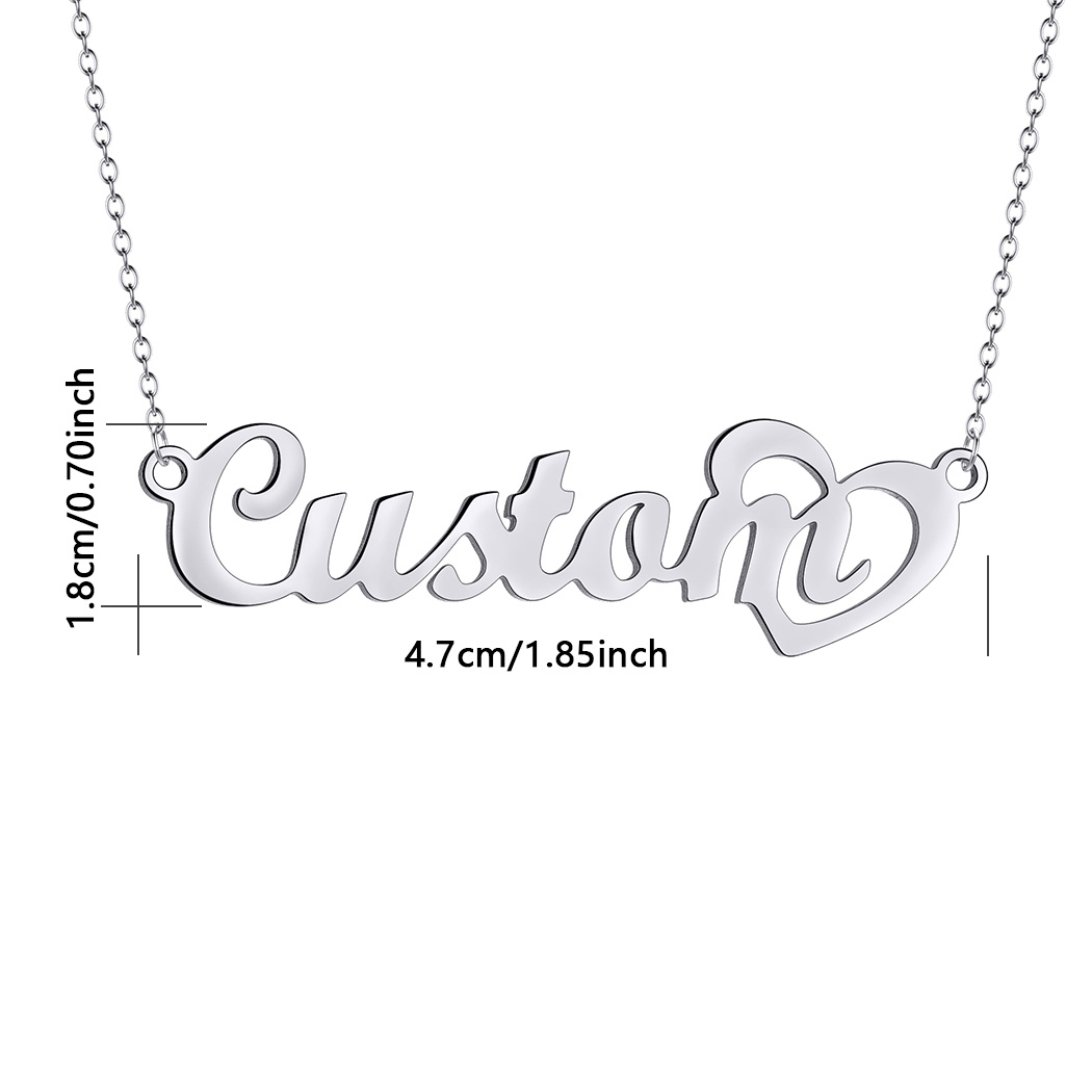 Customized Name Necklace with  - Name Necklace Custom 리뷰 및 가격