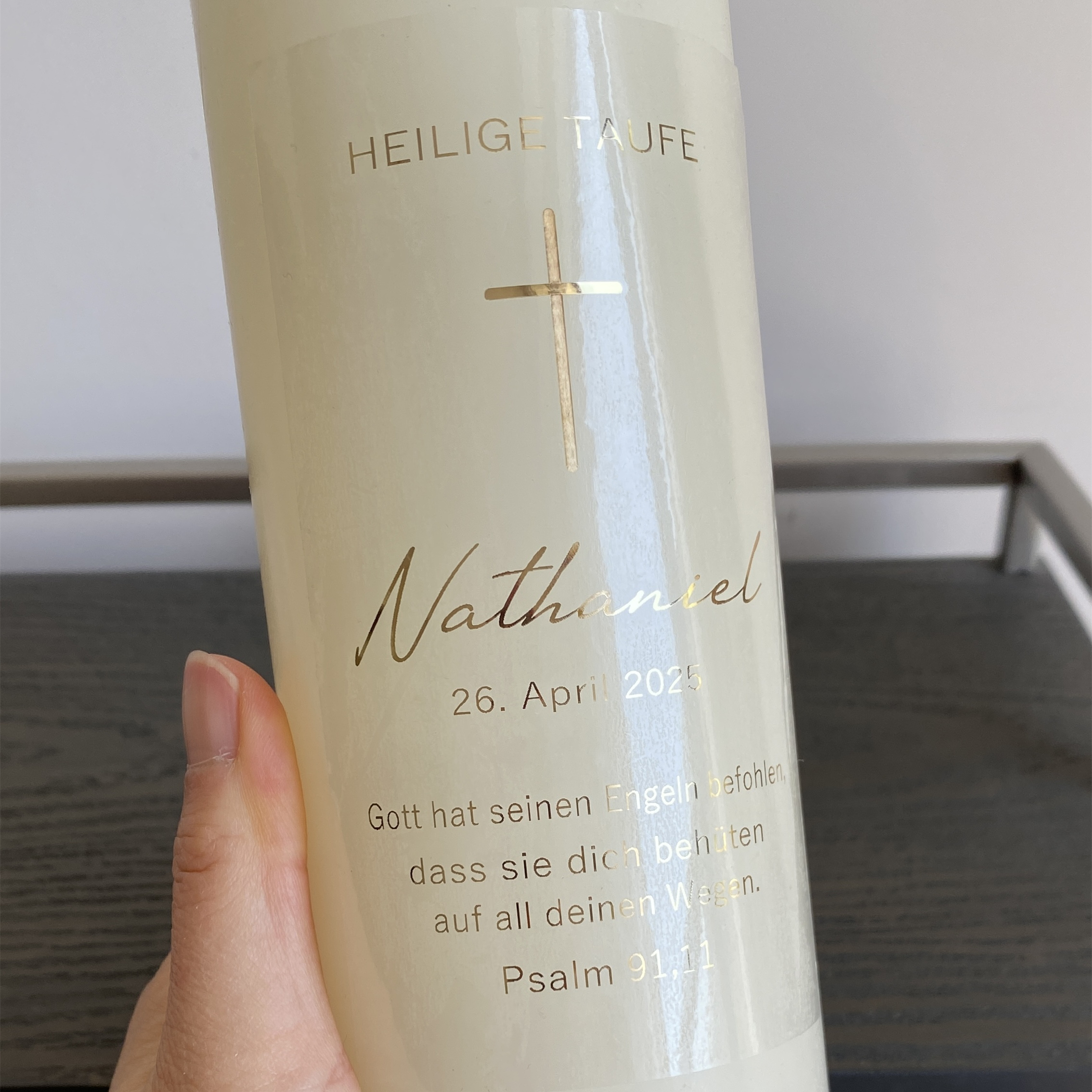 Personalized My Holy Baptism C - Personalised Candle Label 리뷰 및 가격