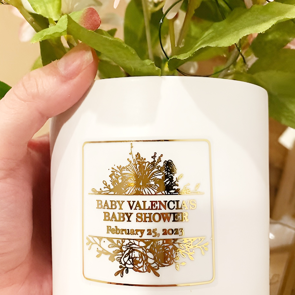 50 sheets Personalized Wedding - Personalised Candle Label 리뷰 및 가격