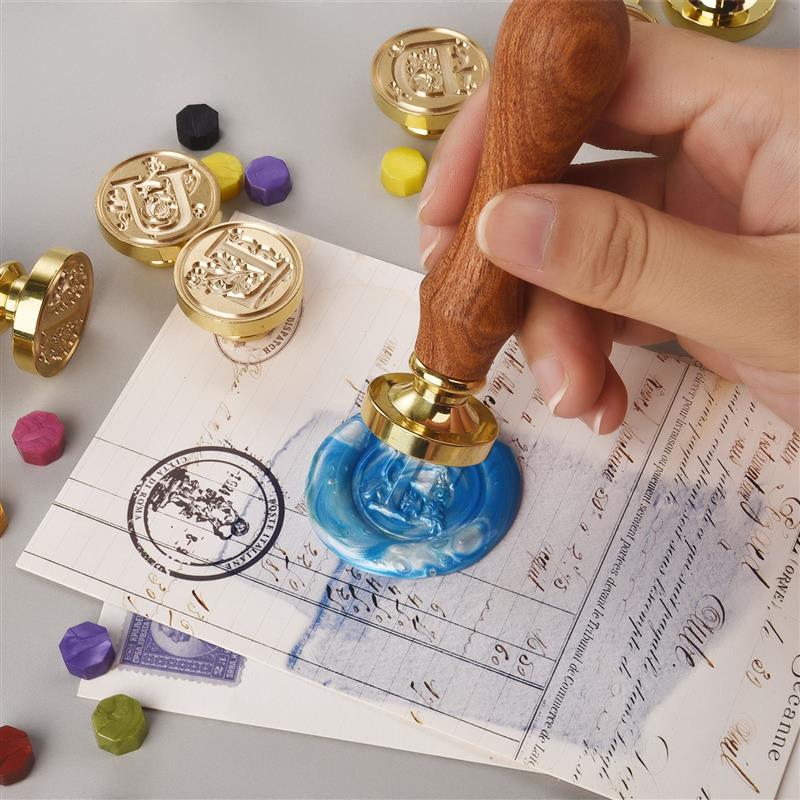 A-Z Vintage Sealed Wax Stamp H - Wax Seal Letter Kit 리뷰 및 가격