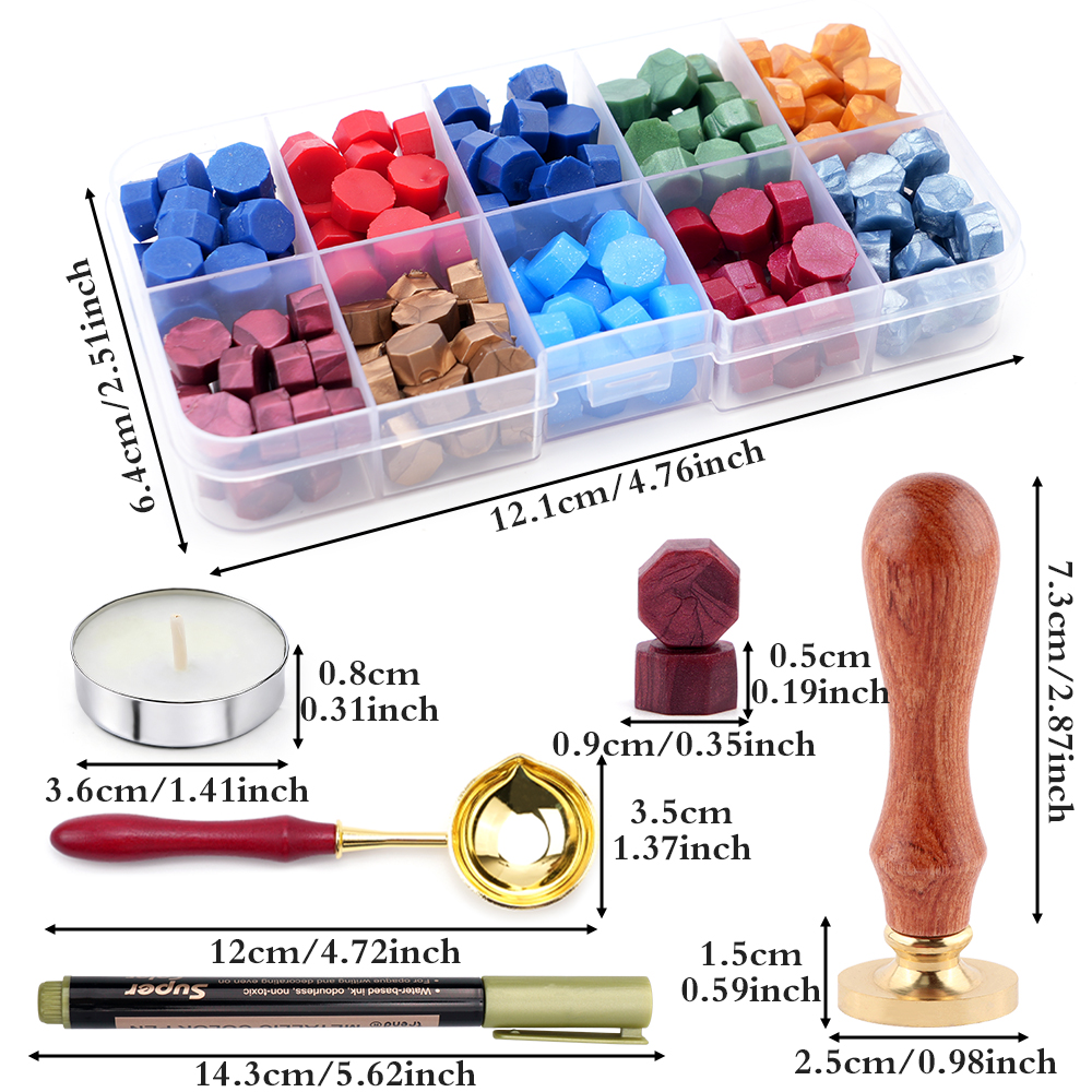 A-Z letter Wax Seal Stamp Kit  - Wax Seal Letter Kit 리뷰 및 가격
