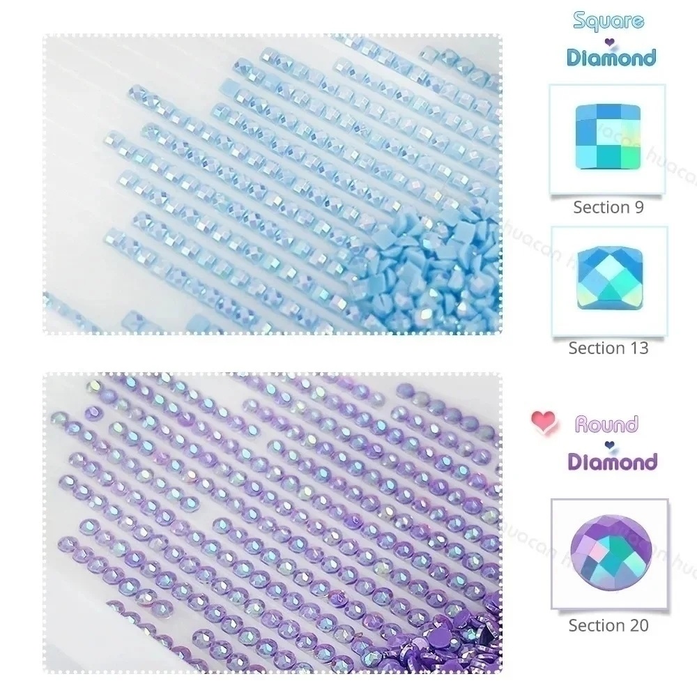 Frameless, Diamond Embroidery  - Photo Mosaic Print 리뷰 및 가격