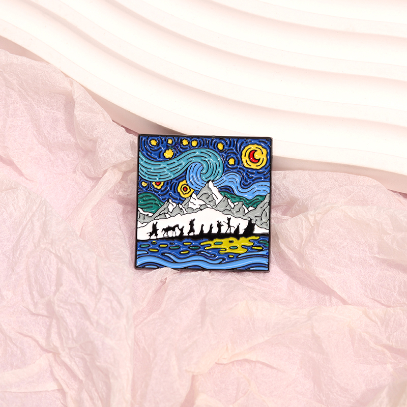 Night Sky Oil Painting Enamel  - Custom Night Sky 리뷰 및 가격