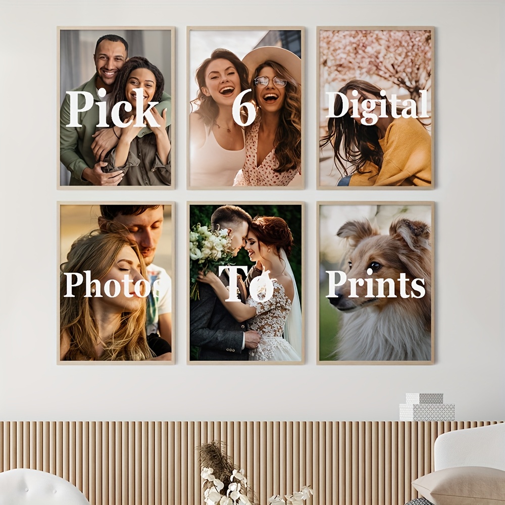 6pcs/set Custom Canvas Prints  - Pet Portrait Custom 리뷰 및 가격