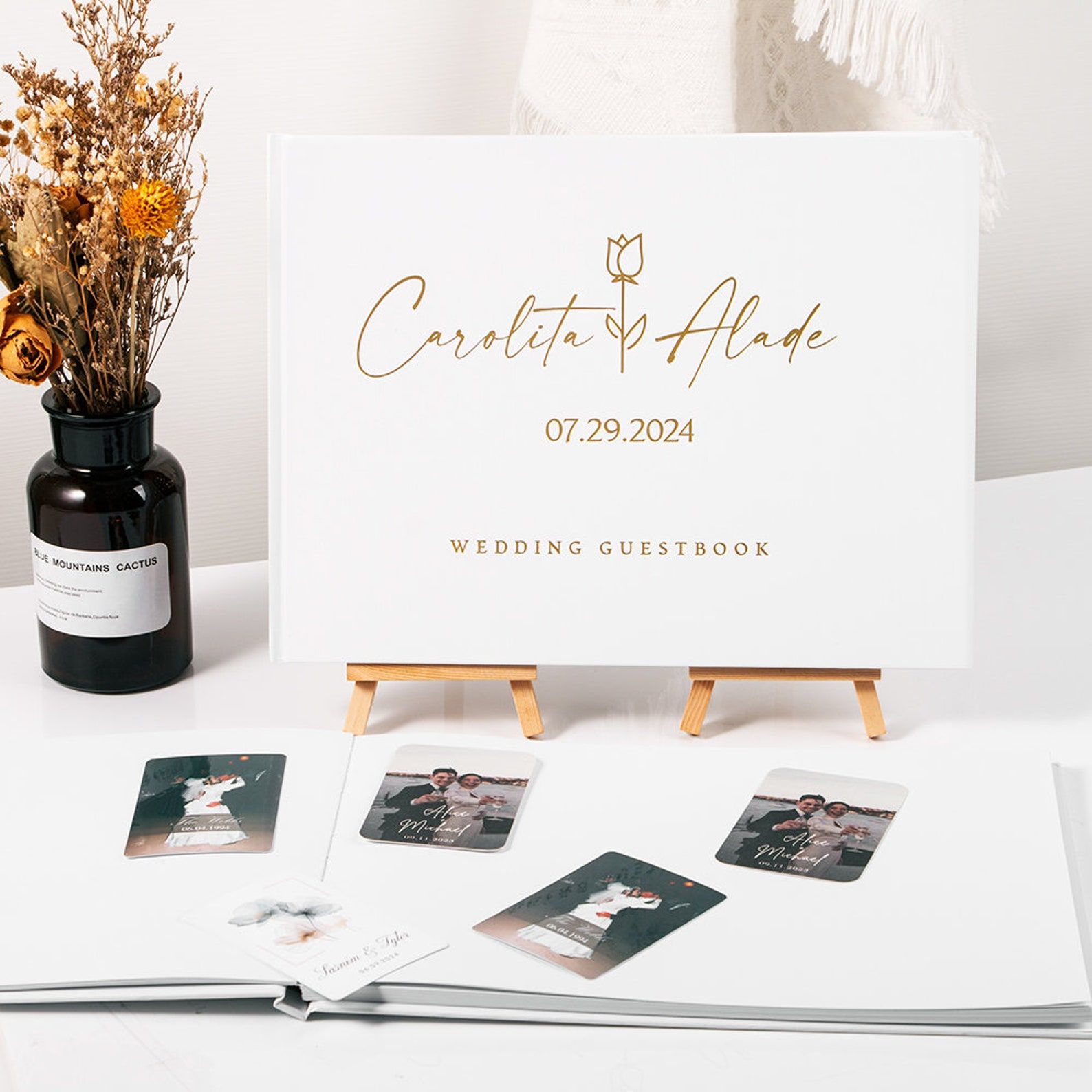 Custom Wedding Guestbook Perso - Custom Photo Book 리뷰 및 가격